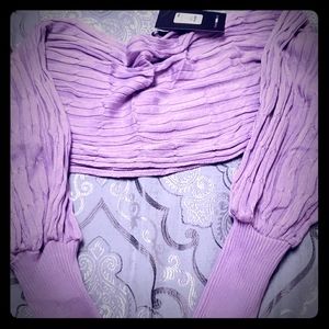 NWT fashio nova off the shoulder/crop top